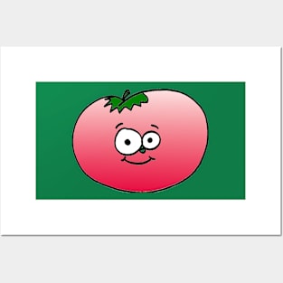 Happy Tomato Doodle Posters and Art